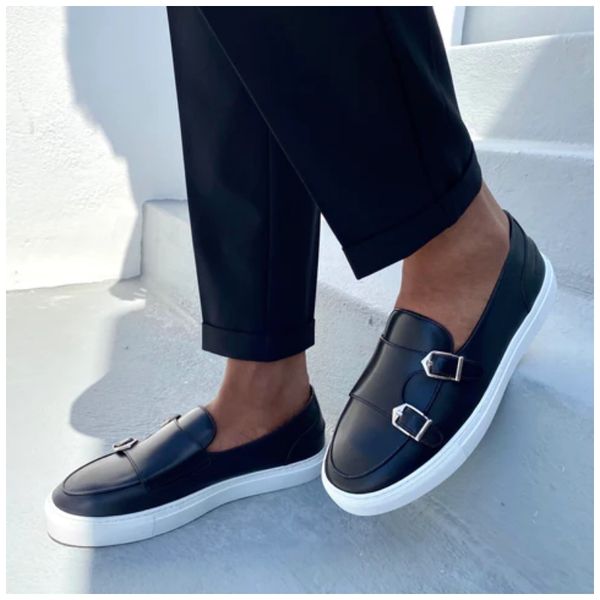 new brown mens vulcanize shoes black double buckle monk mens casual shoes handmade size 38-46 men shoes
new brown mens vulcanize shoes black double buckle monk mens casual shoes handmade size 38-46 men shoes
