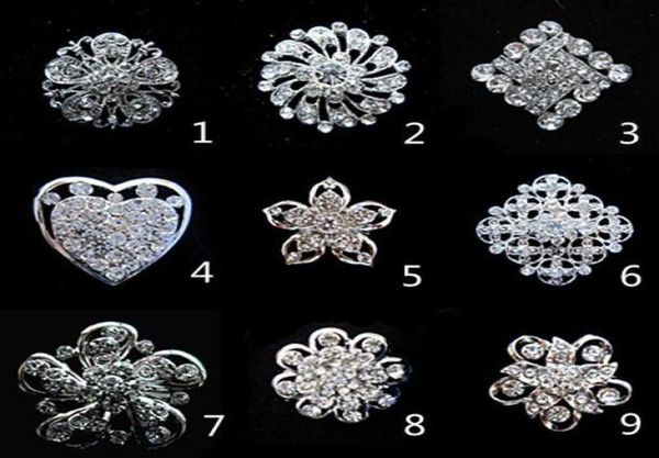 silver tone small flower brooch clear rhinestone crystal diamante party prom pins9650382, Gray
silver tone small flower brooch clear rhinestone crystal diamante party prom pins9650382, Gray