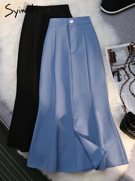 dresses syiwidii elegant long skirt for women 2022 new spring summer causal korean fashion midi work trumpet pencil skirts black blue, White;black
dresses syiwidii elegant long skirt for women 2022 new spring summer causal korean fashion midi work trumpet pencil skirts black blue, White;black