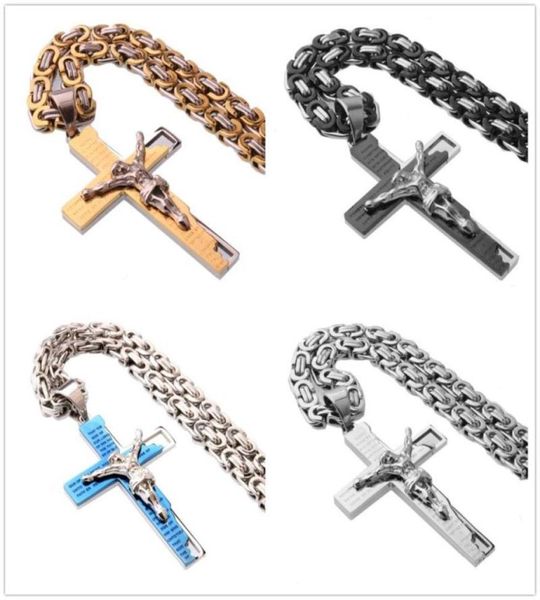 hiphop 316l stainless steel cross jesus crucifix men039s boy039s pendant necklace byzantine chain 1840inch ch3488772, Silver
hiphop 316l stainless steel cross jesus crucifix men039s boy039s pendant necklace byzantine chain 1840inch ch3488772, Silver