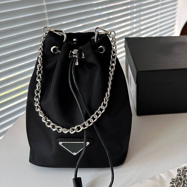 nylon black women portable bucket bag silver hardware binding crossbody designer bag quilted classic handbag outdoor shopping wallet luxury
nylon black women portable bucket bag silver hardware binding crossbody designer bag quilted classic handbag outdoor shopping wallet luxury