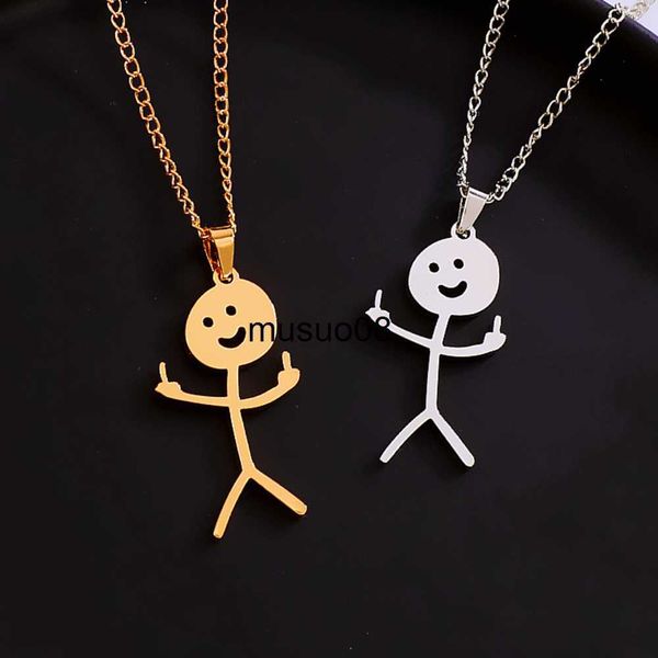 pendant necklaces stainless steel necklace hip hop fun graffiti funny middle finger villain necklace for men vintage punk street gift jewelr, Silver
pendant necklaces stainless steel necklace hip hop fun graffiti funny middle finger villain necklace for men vintage punk street gift jewelr, Silver