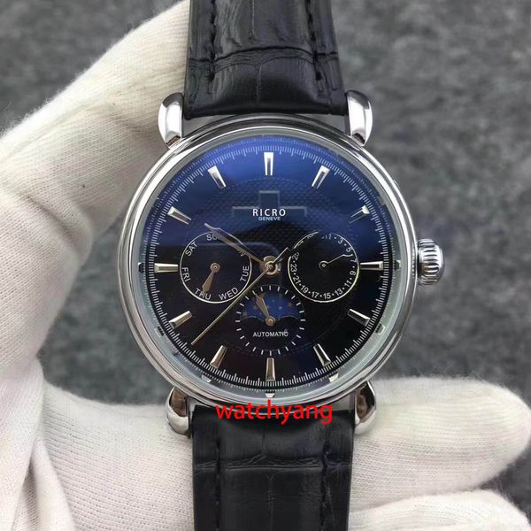 fashion mechanical watch designer men's new brown black leather fully automatic winding movement 40mm size sports, Slivery;golden
fashion mechanical watch designer men's new brown black leather fully automatic winding movement 40mm size sports, Slivery;golden