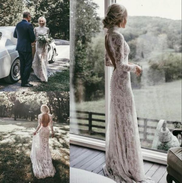 boho mermaid full lace wedding dresses high neck long sleeves chic backless bridal dress 2018 plus size country beach wedding6851837, White
boho mermaid full lace wedding dresses high neck long sleeves chic backless bridal dress 2018 plus size country beach wedding6851837, White