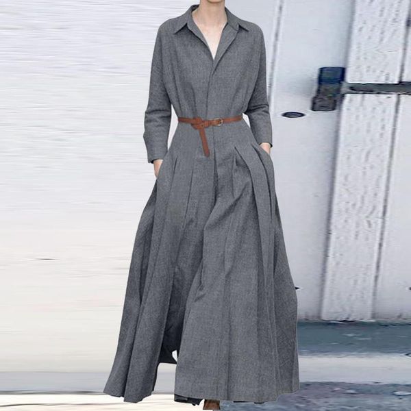 dresses spring autumn casual women dress vintage print turndown collar pocket elegant long sleeve beach long dress vestidos mujer, Black;gray
dresses spring autumn casual women dress vintage print turndown collar pocket elegant long sleeve beach long dress vestidos mujer, Black;gray