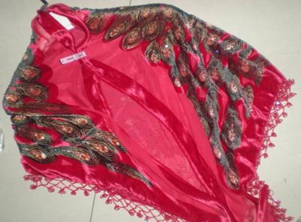 triangle beaded peacock velvet silk feeling nylon rayon burn out duster opera coat shawl scarf wrap 7pcslot 21812566231, Blue;gray
triangle beaded peacock velvet silk feeling nylon rayon burn out duster opera coat shawl scarf wrap 7pcslot 21812566231, Blue;gray