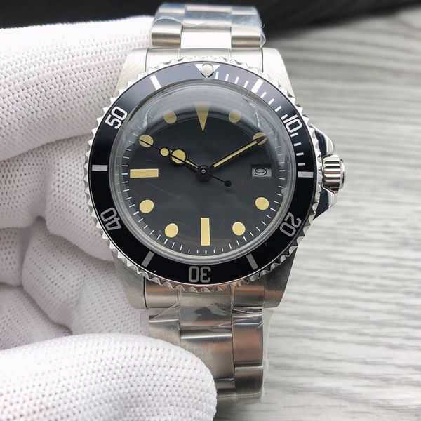man watch 40mm automatic mechanical watches warterproof watch stainless business waterproof montre de luxe, Slivery;brown
man watch 40mm automatic mechanical watches warterproof watch stainless business waterproof montre de luxe, Slivery;brown