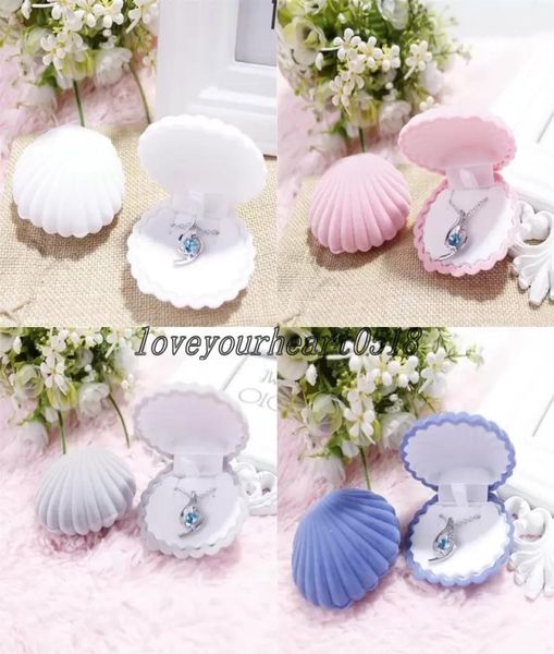 5 color velvet shell shape jewelry boxes for pendant necklaces women luxury wedding engagement gift case packaging display3396266, Black;white
5 color velvet shell shape jewelry boxes for pendant necklaces women luxury wedding engagement gift case packaging display3396266, Black;white