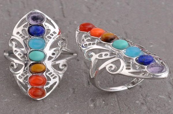 wedding rings 7 chakra natural stone beads adjustable ring for women charms amethyst onyx etc accessories european fashion jewelry8011253, Golden;silver
wedding rings 7 chakra natural stone beads adjustable ring for women charms amethyst onyx etc accessories european fashion jewelry8011253, Golden;silver
