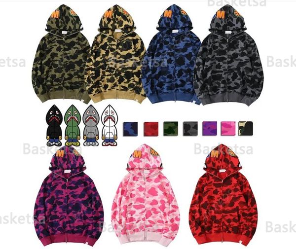 designer hoodies mens full zip ape shark hoodie fashion cartoon winter printing camouflage colour men and womens hoody high street casual sw, Black
designer hoodies mens full zip ape shark hoodie fashion cartoon winter printing camouflage colour men and womens hoody high street casual sw, Black