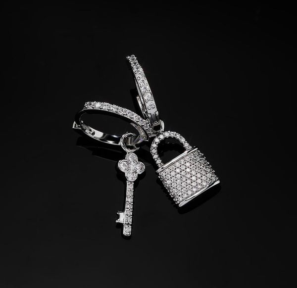 2022 new fashion lock and key drop couple earrings for women bling white cz zircon stone dangle earring studs iced micro pave cubi9687409, Silver
2022 new fashion lock and key drop couple earrings for women bling white cz zircon stone dangle earring studs iced micro pave cubi9687409, Silver