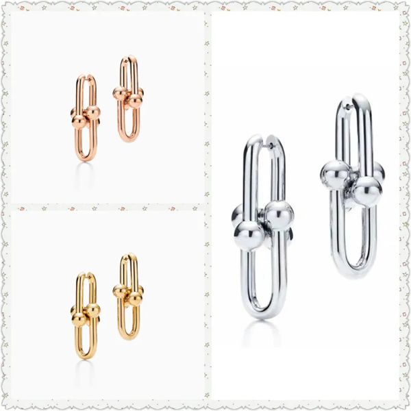 tiffan brand designer original heart hard wear series link trend earrings women fine luxury high end jewelry, Golden;silver
tiffan brand designer original heart hard wear series link trend earrings women fine luxury high end jewelry, Golden;silver