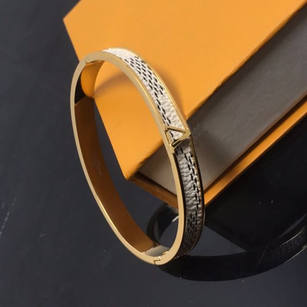 designer brown lenther bangle stainless steel letter bracelets rose gold bangles women man screw bracelet old flower couple classic diamond, Black
designer brown lenther bangle stainless steel letter bracelets rose gold bangles women man screw bracelet old flower couple classic diamond, Black