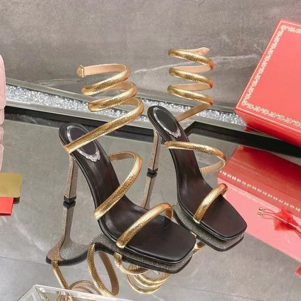 2023 designer high heels heel height .5cm rc spring and summer new serpentine rccleopatra series women's exquisite high heel sandals, Black
2023 designer high heels heel height .5cm rc spring and summer new serpentine rccleopatra series women's exquisite high heel sandals, Black