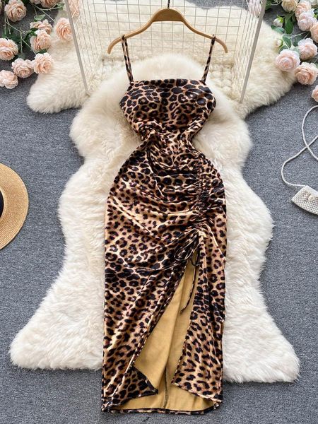 dresses hikigawa chic fashion woman dress leopard spagretti straps sleeveless slip dresses for women streetwear slit vestidos mujer, Black;gray
dresses hikigawa chic fashion woman dress leopard spagretti straps sleeveless slip dresses for women streetwear slit vestidos mujer, Black;gray