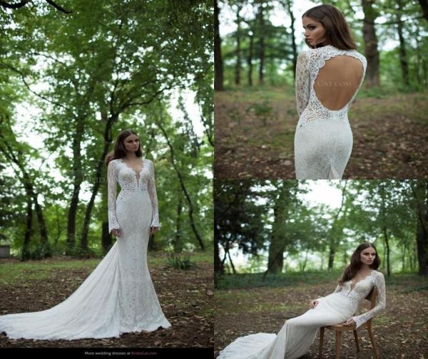 lace mermaid wedding dresses 2019 berta long sleeves backless sweep train ruffles bohemian bridal gowns new collection custom made5696212, White
lace mermaid wedding dresses 2019 berta long sleeves backless sweep train ruffles bohemian bridal gowns new collection custom made5696212, White