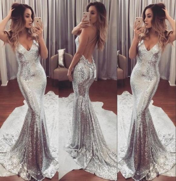 amazing silver sparkling prom dress deep vneck open backless sweep train formal party dresses 2017 new fashion evening gowns9276164, Black
amazing silver sparkling prom dress deep vneck open backless sweep train formal party dresses 2017 new fashion evening gowns9276164, Black
