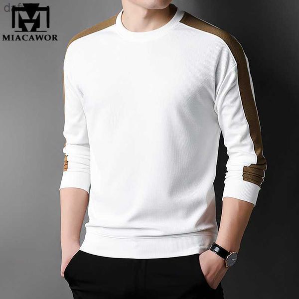 new brand luxury full sleeve t shirts autumn winter fashion patchwork o-neck tees korean casual men clothes t1251 l230520, White;black
new brand luxury full sleeve t shirts autumn winter fashion patchwork o-neck tees korean casual men clothes t1251 l230520, White;black