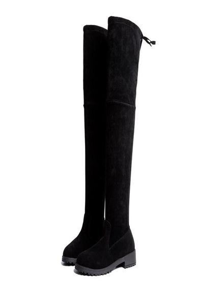 r the knee snow boots women lace up low heels dress thigh high boots shoes winter women boots mujer 5819082944, Black
r the knee snow boots women lace up low heels dress thigh high boots shoes winter women boots mujer 5819082944, Black