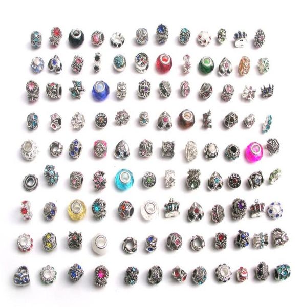 100pcslot mix style colorful rhinestone metal big hole beads crystal glass charms fit european diy bracelet jewel1809369, Black
100pcslot mix style colorful rhinestone metal big hole beads crystal glass charms fit european diy bracelet jewel1809369, Black