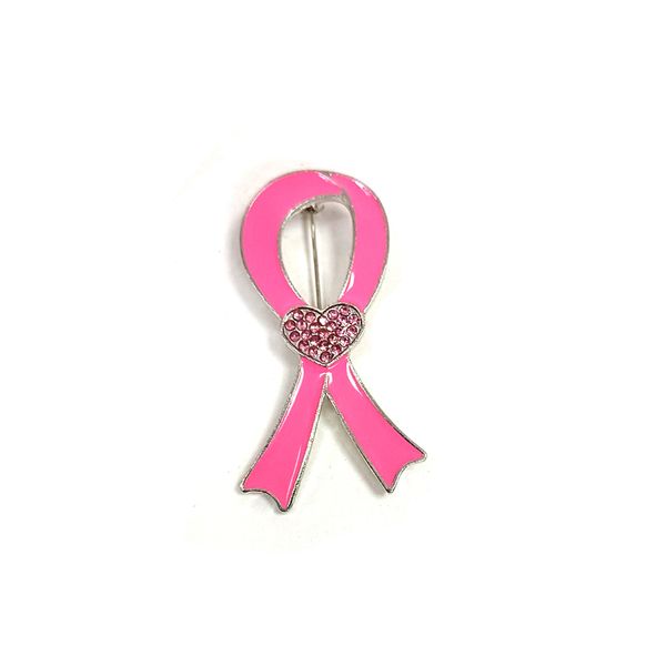 silver tone rhinestone crystal pink enamel ribbon with heart brooches breast cancer awareness brooch pins for women, Gray
silver tone rhinestone crystal pink enamel ribbon with heart brooches breast cancer awareness brooch pins for women, Gray