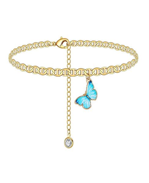 butterfly charm anklet chain silver gold diamond beach chains anklets bracelet women fashion jewelry gift will and sandy6199250, Red;blue
butterfly charm anklet chain silver gold diamond beach chains anklets bracelet women fashion jewelry gift will and sandy6199250, Red;blue