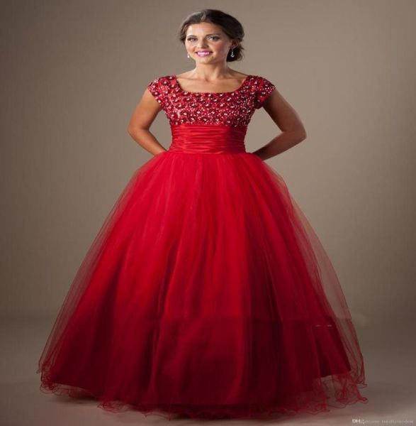 red ball gown modest prom dresses with cap sleeves square short sleeves prom gowns puffy aline high school formal party gowns che5727479, Black
red ball gown modest prom dresses with cap sleeves square short sleeves prom gowns puffy aline high school formal party gowns che5727479, Black