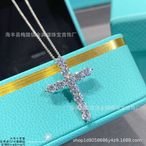 tiffayffay cross necklace 925 sterling silver full diamond pendant emulatiffayon personality versatiffayle collar chain valentiffayne's, Black
tiffayffay cross necklace 925 sterling silver full diamond pendant emulatiffayon personality versatiffayle collar chain valentiffayne's, Black