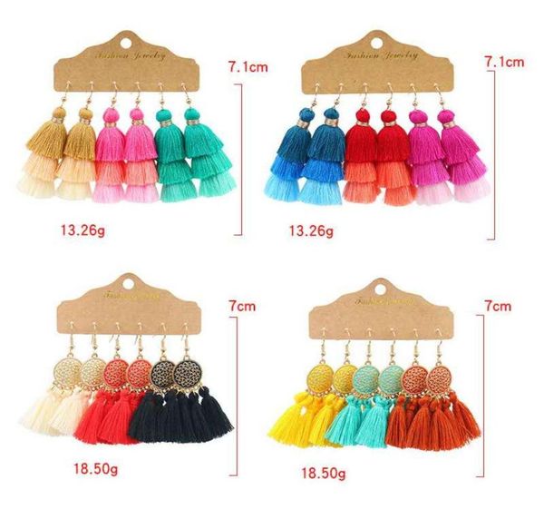 bohemian tassel earrings accessories ladies crossborder fashion ethnic style multicolor stitching set combination9458757, Golden;silver
bohemian tassel earrings accessories ladies crossborder fashion ethnic style multicolor stitching set combination9458757, Golden;silver