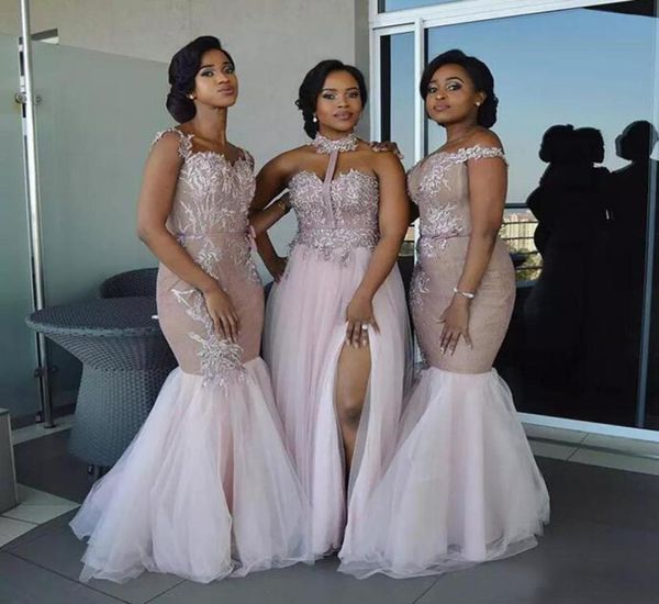 three styles spaghetti halter off shoulder mermaid african bridesmaid dresses long lace applique maid of honor wedding guest dress3603678, White;pink
three styles spaghetti halter off shoulder mermaid african bridesmaid dresses long lace applique maid of honor wedding guest dress3603678, White;pink
