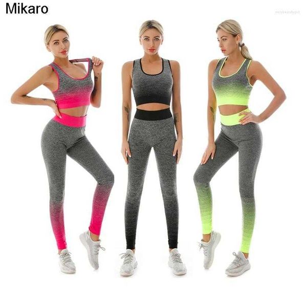 mikaro active sets seamless women yoga set workout sportswear gym clothing fitness sleeveless high waist leggings sports suits
mikaro active sets seamless women yoga set workout sportswear gym clothing fitness sleeveless high waist leggings sports suits