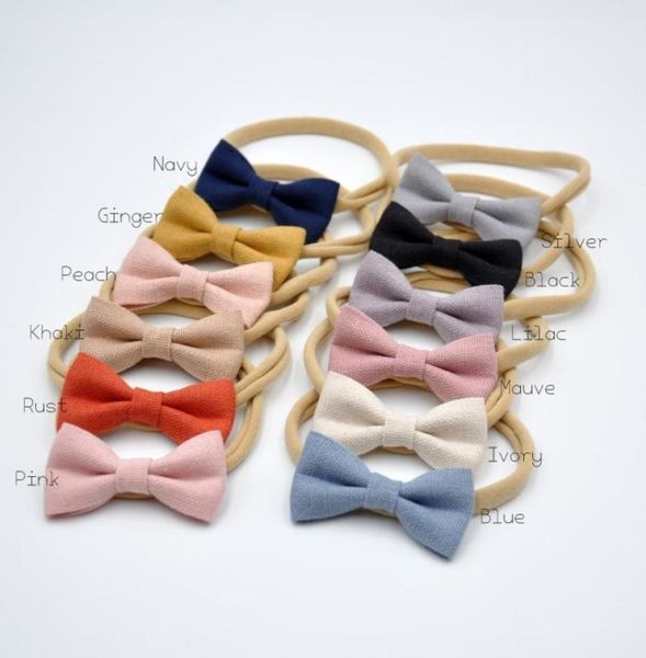 mini petite baby bow headband handmade linen hair bows soft nylon hairband infant hair accessory 24pcslot1814676, Slivery;white
mini petite baby bow headband handmade linen hair bows soft nylon hairband infant hair accessory 24pcslot1814676, Slivery;white