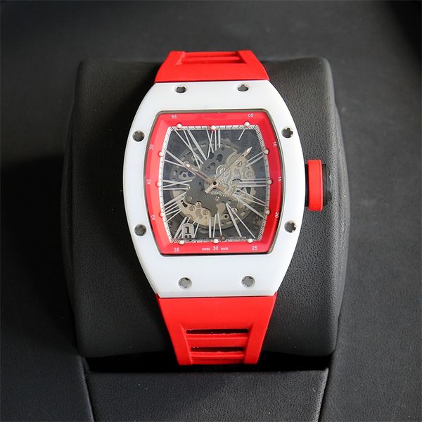 luxury classic watch for men designer watchs mens watches 49x41mmx15mm automatic mechanical movement ceramic case rubber strap wristwatches, Slivery;brown
luxury classic watch for men designer watchs mens watches 49x41mmx15mm automatic mechanical movement ceramic case rubber strap wristwatches, Slivery;brown