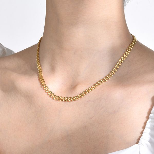 women's bracelet necklace personalized and trendy stainless steel wheat shaped chain bracelet necklace set with with extended chain jew, Silver
women's bracelet necklace personalized and trendy stainless steel wheat shaped chain bracelet necklace set with with extended chain jew, Silver