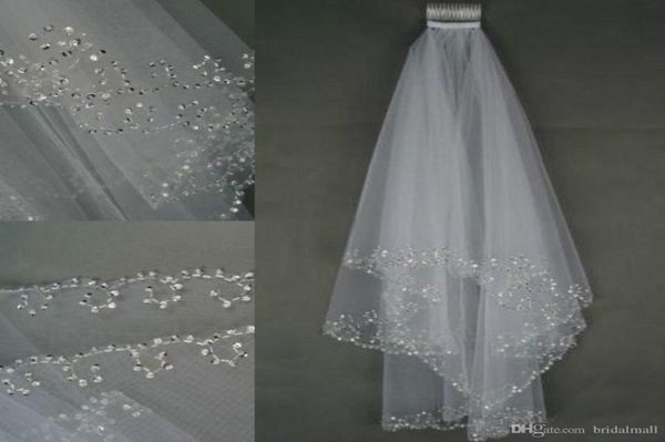 2019 in stock wedding veils crystals 2layer handmade crescent edge bridal accessories white and ivory bridal veils beads with com8196962, Black
2019 in stock wedding veils crystals 2layer handmade crescent edge bridal accessories white and ivory bridal veils beads with com8196962, Black
