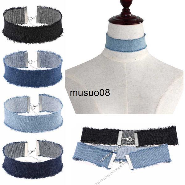 pendant necklaces punk wide denim chokers necklaces for women men simple gothic collar necklaces black blue fashion jewelry wholesale gift j, Silver
pendant necklaces punk wide denim chokers necklaces for women men simple gothic collar necklaces black blue fashion jewelry wholesale gift j, Silver