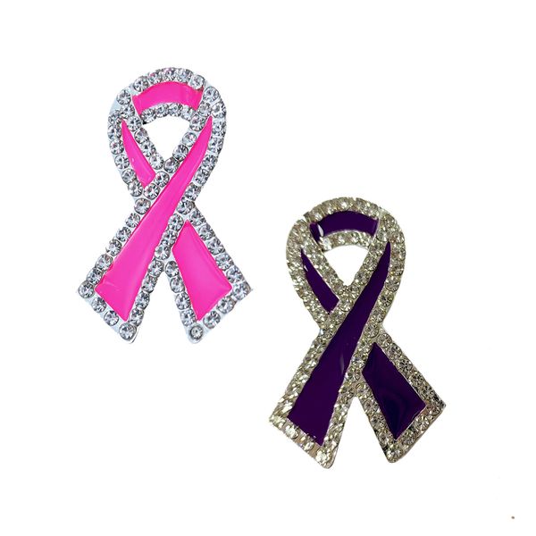 silver tone rhinestone crystal pink purple enamel ribbon bow brooches breast cancer awareness brooch pins for women, Gray
silver tone rhinestone crystal pink purple enamel ribbon bow brooches breast cancer awareness brooch pins for women, Gray