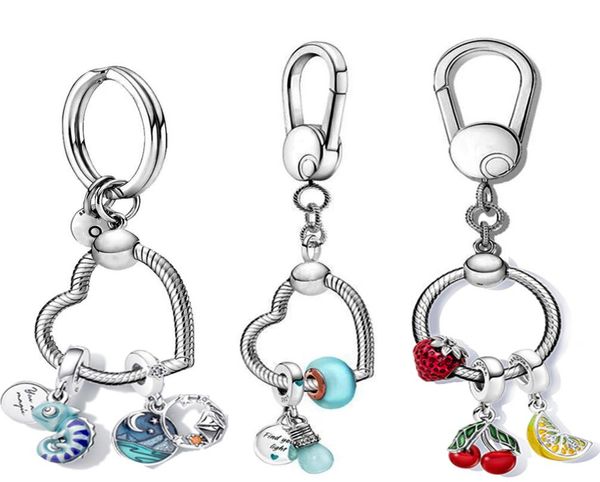 2022 trend new 925 sterling silver pouch heart charm holder ring for pandora keychain charm pendant gifts for women2819292, Bronze;silver
2022 trend new 925 sterling silver pouch heart charm holder ring for pandora keychain charm pendant gifts for women2819292, Bronze;silver