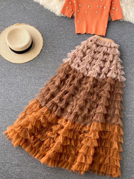 dresses banulin sweet cake layered tulle long maxi skirt women fashion 2022 high waist ruffled vintage tiered pleated mesh skirts falda, White;black
dresses banulin sweet cake layered tulle long maxi skirt women fashion 2022 high waist ruffled vintage tiered pleated mesh skirts falda, White;black