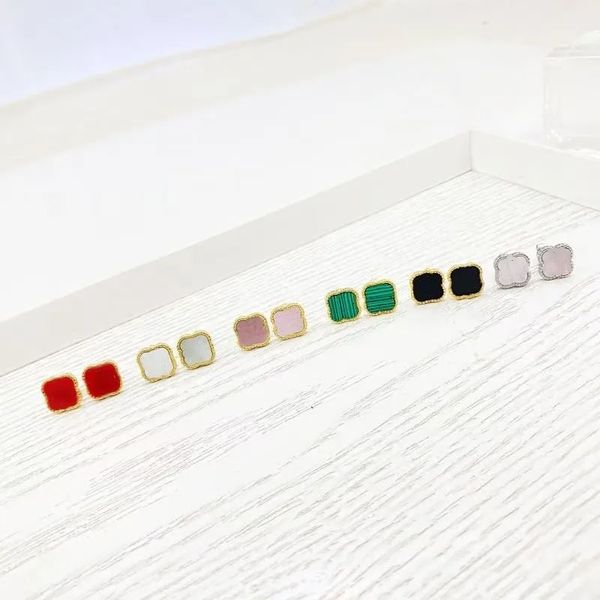 solid silver classic designer van stud earring 18k gold fashion natural mother of pearl van lucky leaf clover earrings for women high end cl, Golden;silver
solid silver classic designer van stud earring 18k gold fashion natural mother of pearl van lucky leaf clover earrings for women high end cl, Golden;silver