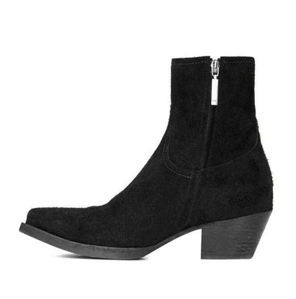 man paris lukas boots suede pointed toe zipper fashion show quality boots shoes9550935, Black
man paris lukas boots suede pointed toe zipper fashion show quality boots shoes9550935, Black