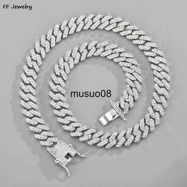pendant necklaces 12mm hiphop men women prong cuban link chain necklace bling iced out 2 row rhinestone paved miami rhombus cuban necklace j, Silver
pendant necklaces 12mm hiphop men women prong cuban link chain necklace bling iced out 2 row rhinestone paved miami rhombus cuban necklace j, Silver