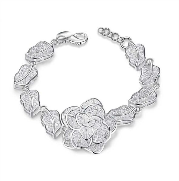 fashion 925 sterling silver rose flower charm bracelet women 8 inch long 10pcs2892213, Black
fashion 925 sterling silver rose flower charm bracelet women 8 inch long 10pcs2892213, Black