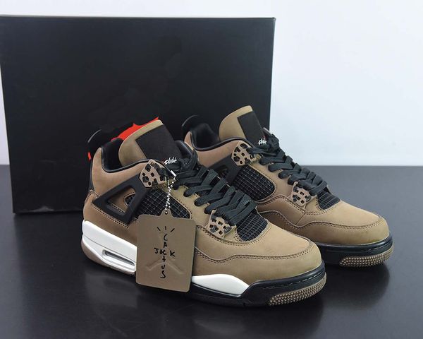 travis s x jumpman 4 retro brown basketball shoes 4s brown black beige outdoor running trainers sports sneakers with box
travis s x jumpman 4 retro brown basketball shoes 4s brown black beige outdoor running trainers sports sneakers with box