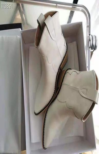 white isabel paris marant ankle boots genuine leather dewina fashion show catwalk shoes2100599, Black
white isabel paris marant ankle boots genuine leather dewina fashion show catwalk shoes2100599, Black