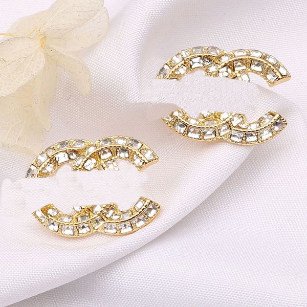 luxury designer 18k gold plated letters stud earring for famous women zircon diamond studs earring wedding jewerlry, Golden;silver
luxury designer 18k gold plated letters stud earring for famous women zircon diamond studs earring wedding jewerlry, Golden;silver