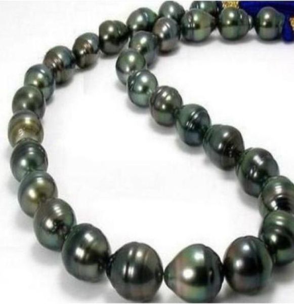 1213mm beaded necklaces natural tahitian black green baroque pearl necklace 18 inch 14k gold clasp8943139, Silver 
1213mm beaded necklaces natural tahitian black green baroque pearl necklace 18 inch 14k gold clasp8943139, Silver