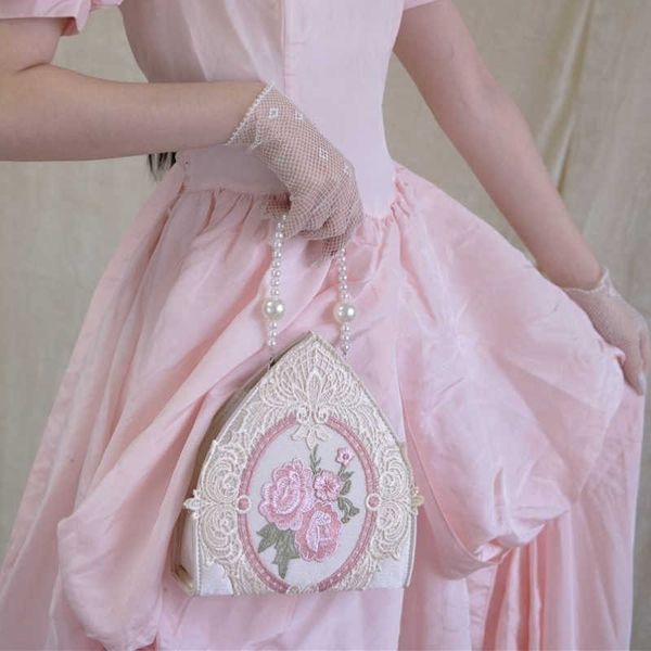 totes lolita handle bag for women elegant gentle embroidery lipstick purse ladies fairy lace handbag floral pearl evening 230530
totes lolita handle bag for women elegant gentle embroidery lipstick purse ladies fairy lace handbag floral pearl evening 230530