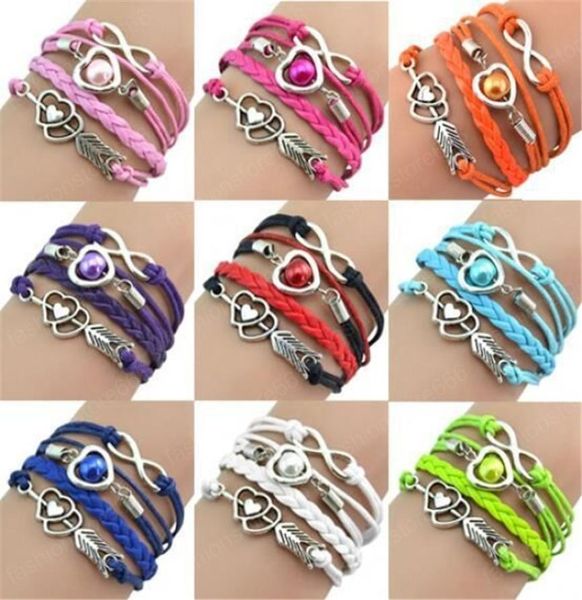 new infinity charm bracelets heart cupid arrow diy leather multilayer artificial pearl bracelet bangles fashion women girl wrap be6179464, Golden;silver
new infinity charm bracelets heart cupid arrow diy leather multilayer artificial pearl bracelet bangles fashion women girl wrap be6179464, Golden;silver