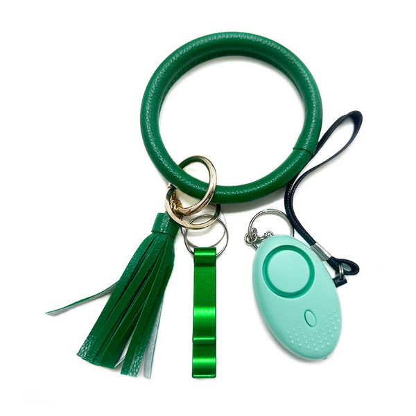 green 8 color popular 3-piece set of self-defense key chain alarm bottle opener wrist strap girl key chain, Silver
green 8 color popular 3-piece set of self-defense key chain alarm bottle opener wrist strap girl key chain, Silver
